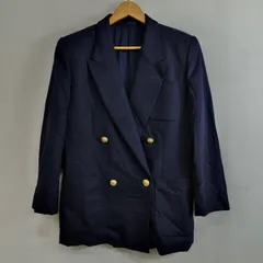 Burberrys' バーバリーズ ジャケット ダブルブレスト 紺ブレ ブレザー トラッド アイビー 古着 ヴィンテージ メンズ サイズ 11 ネイビー系 金ボタン 金釦 A442