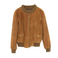 セリーヌ CELINE RECTANGLE BLOUSON スエード ブルゾン 2E450657E レザー ジャケット レディース Used A