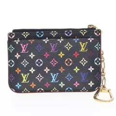 【中古】LOUIS VUITTON ルイ・ヴィトン M93735 ポシェットクレ コインケース モノグラム・マルチカラー コインケース 小銭入れ レディース メンズ ケース ブラック
