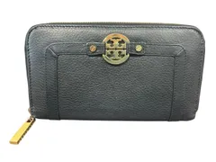 12920-012★ Tory Burch　トリーバーチ　長財布　本革　BLACK/ラウンドファスナー式★