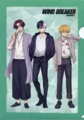 【中古】クリアファイル [単品] 桜遥＆蘇枋隼飛＆楡井秋彦 描き下ろしA4クリアファイル 「Blu-ray/DVD WIND BREAKER Season2」 アニメイト全巻購入特典