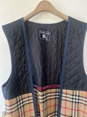 BURBERRY バーバリー ノヴァチェック キルティングダウン コートライナー ベスト