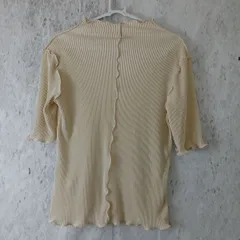 classicalelf クラシカルエルフ レディース 2wayメロープリーツハイネック5分袖トップス アイボリー 〇□