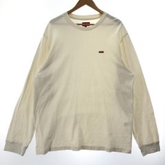 Supreme SmallBoxLogo L/S Tee ナチュラル ホワイト - メルカリ