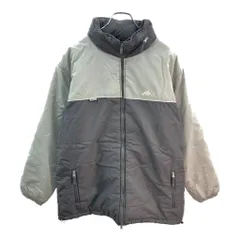 Kappa カッパ 中綿 ナイロンジャケット スポーツ グレー(メンズ LARGE)中古 古着 X2367