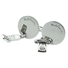 Paul Smith ポールスミス 電話/携帯モチーフ メタル カフスボタン カフリンクス シルバー K2601-k083