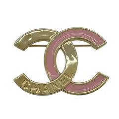 シャネル CHANEL ココマークブローチ ゴールド エナメル/メタル アクセサリー