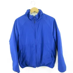 レイジブルー RAGEBLUE リバーシブルスタンドボアブルゾン ジップアップ 長袖 青 オフホワイト S *A302