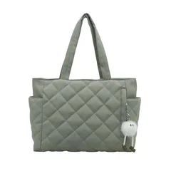 【数量限定】A4対応 ふわふわ 軽量 レディース 撥水 肩掛けバッグ ナイロン製 キルティング 大容量 トートバッグ おしゃれバッグ [MR&KB] 通勤バック