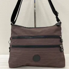 8581　KIPLING キプリング　ショルダーバッグ　肩がけ　斜めがけ　クロスボディ　茶　ブラウン　黒　ブラック　レディース　メンズ　ユニセックス　ナイロン　カジュアル　モンキーチャーム　チャーム　モンキー　ゴリラ