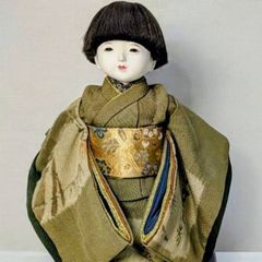市松人形 久楽朋 男の子 縮緬 MK-12-1 - メルカリ
