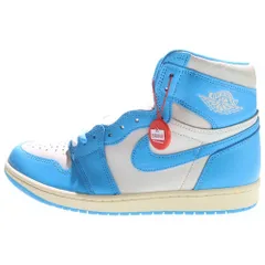 NIKE (ナイキ) AIR JORDAN 1 RETRO HIGH OG UNC REIMAGINED エアジョーダン1 レトロ リイマジンド ハイカットスニーカー ホワイト/ブルー US11.5/29.5cm DZ5485-402