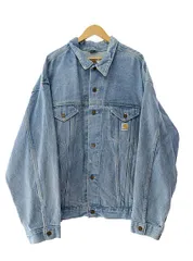 カーハート carhartt USA製 90s vintage ヴィンテージ denim trucker jacket デニム トラッカー ジャケット SJU008 XXL インディゴ ブルー ブランド古着ベクトル 中古260107