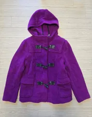 バーバリー ロンドン パープル レディース ダッフルコート