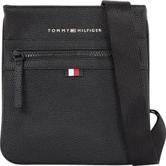 TOMMY HILFIGER(トミーヒルフィガー) ショルダーバック ハンドバック クロスボディバック ボディバックAM0AM09505 BDS ブラック メンズ [並行輸入品] 
