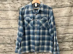 RRL RALPH LAUREN 長袖シャツ 0200000647 チェック柄 ブルー Mサイズ