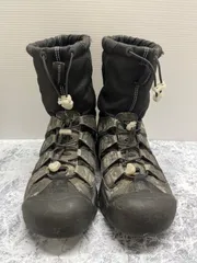送料無料！！KEENキーン　スノーブーツ　防寒　黒×迷彩柄柄　27cm   #80122MO526