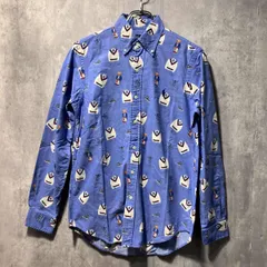 Ralph Lauren sky blue Polo bear Oxford shirt ポロベア総柄オックスフォードシャツ ラルフローレン  