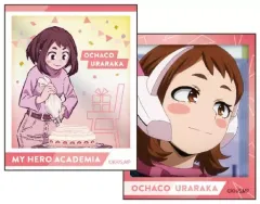 【中古】シール・ステッカー 3.麗日お茶子(誕生日パーティーの準備イラスト＆場面写A) 「僕のヒーローアカデミア フォト風メタルステッカーコレクション」