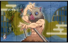 【中古】紙製品 嘴平伊之助 「鬼滅の刃 ミニ屏風コレクション A」