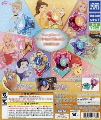 【中古】紙製品 ガチャ台紙 「ディズニープリンセス ダイヤモンドジュエリーコレクション」