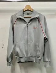 adidas アディダス ジャージ ATS-80 西ドイツ 70s 80s デサント 傷あり 黄ばみあり 破れあり ロゴ 刺繍 スポーツ サイズM グレー 