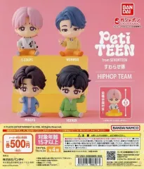 【中古】紙製品 SEVENTEEN ガチャ台紙 「PetiTEEN from SEVENTEEN すわらせ隊 HIPHOP TEAM」