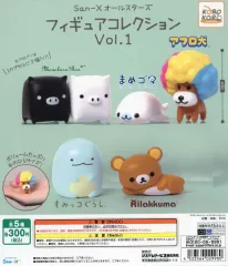 【中古】紙製品 ガチャ台紙 「San-Xオールスターズ フィギュアコレクション Vol.1」