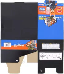 【中古】紙製品 ニック・ワイルド＆ジュディ・ホップス くじ交換券ボックス 「Happyくじ ズートピア」