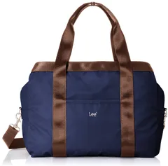 【数量限定】Leeロゴシルバー発砲プリント 軽量ナイロンツイル ボストンバッグ 2WAY マザーズバッグ [リー] ショルダーバッグ