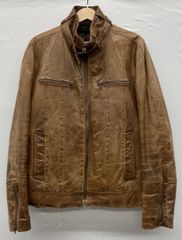 定価8万】ラムスキン レザー 羊革 ライダース ボンバー フライト 