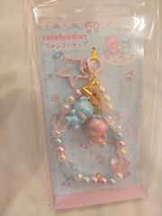 サンリオ❣️激レア キキララ パフポフ ストラップ 限定 キーホルダー