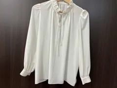 M-Premier BLACK/長袖シャツ・ブラウス／ギャザーブラウス