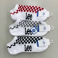 【スニーカーソックス】Lee  3足セット 足底クッション  メンズソックス 紳士靴下