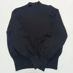 【J&R ジェーアンドアール】レディース  ハイネックセーター カシミヤ ブラックのサムネイル