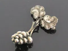 GEORG JENSEN ジョージ・ジェンセン ピンブローチ #217A ぶどう 葡萄 シルバー925 銀製 デンマーク製 rk7231のサムネイル