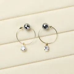 さとう式リンパケア ビューティーカフ イヤーカフ テラヘルツ8mmストーン