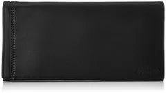 【新着商品】[クロコダイル] 札入れ 高級ソフトラムレザー(羊革) 束入れ ロングウォレット メンズ ブラック