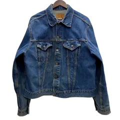 リーバイス Levi's 70's 70505 ケアタグ USA製 70505-0217 ジャケット ブルー 50サイズ 201MT-4952 VB