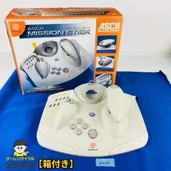 ◇YA504 DC ドリームキャスト アスキー ミッション スティック Dreamcast ASCII MISSION STICK ドリキャス用コントローラー ASC-1305MS 本体／外箱付き セガ SEGA