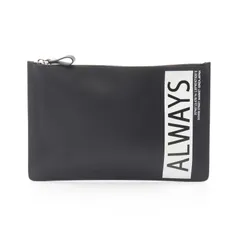 ヴァレンチノ Valentino セカンドバッグ クラッチバッグ ALWAYS ブラック レザー クラッチバッグ メンズ Used Aのサムネイル