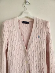 ポロラルフローレン ケーブルカーディガン (M