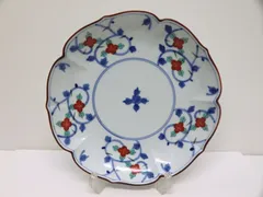 【未使用品】有田焼　式鍋島唐草　翠山窯　大皿・飾り皿