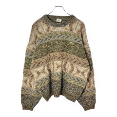 80s 90s Jun Men ミックス ウール デザインニットセーター - メルカリ