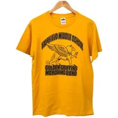 □□90s FRUIT OF THE LOOM Tシャツ SIZE M 古着 イエロー