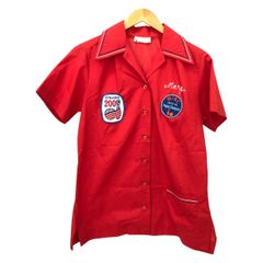 テンダーロイン ワッペン 半袖 ボーリングシャツ ブルー S - メルカリ