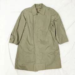 良品 BURBERRY LONDON/バーバリー ステンカラーコート ノバチェック ウール インナー ラグランスリーブ ベージュ系 48 Short