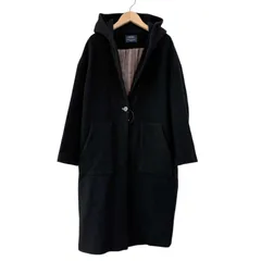   FREE'S  MART  フリーズマート　ウール混　フード付きロングコート　ブラック　黒　レディース　Mサイズ　【Z1738】