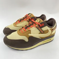 【中古】Travis Scott × NIKE Air Max 1 CACT.US Brown スニーカー 26.5cm DO9392-200 ブラウン ベージュ ナイキ[10]