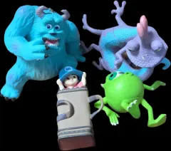 ディズニーピクサーモンスターズ・インク ガチャセット ソルリ/ランドール/マイク/ブー